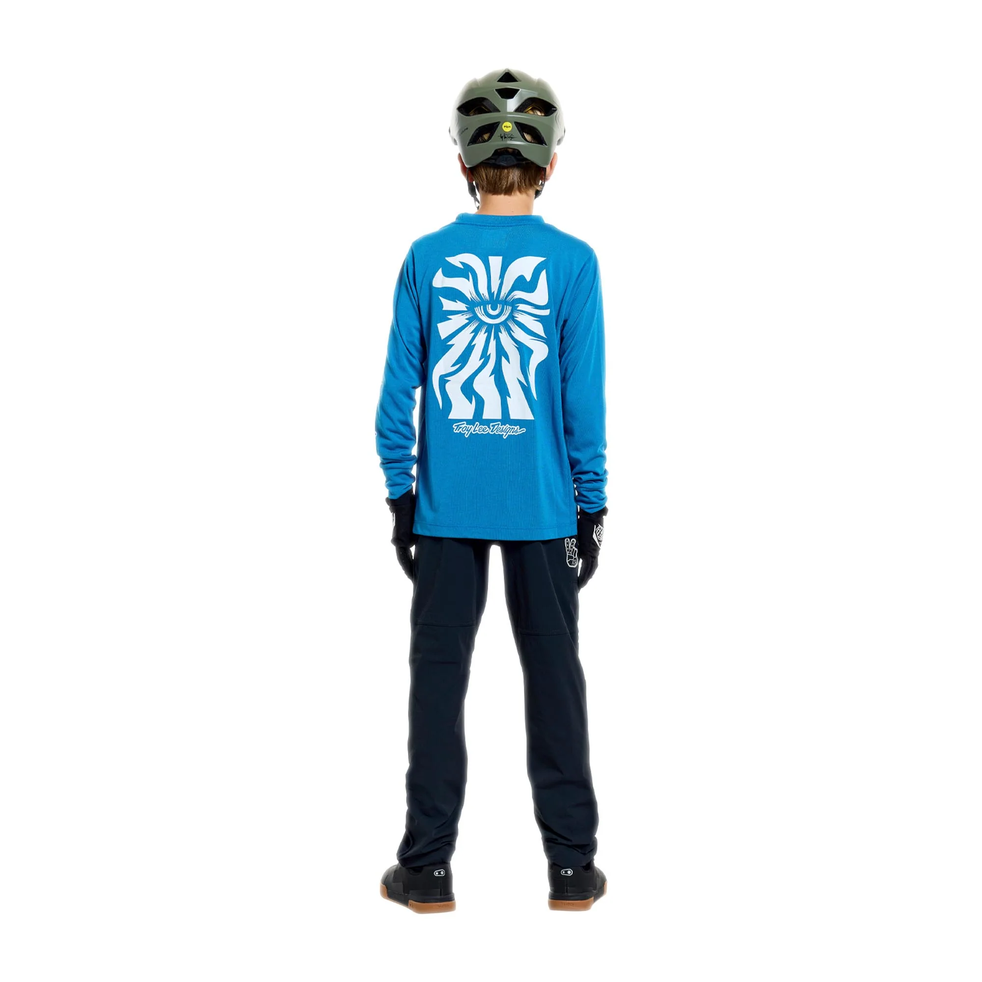 Troy Lee Designs Youth Skyline Ride One Eye Long Sleeve T-Shirt - Image 10